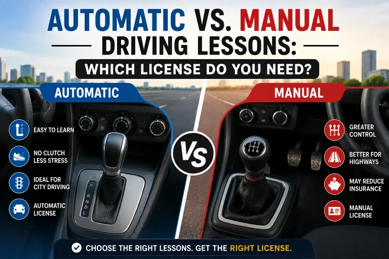 Automatic vs. Manual Driving Lessons: Which License Do You Need?