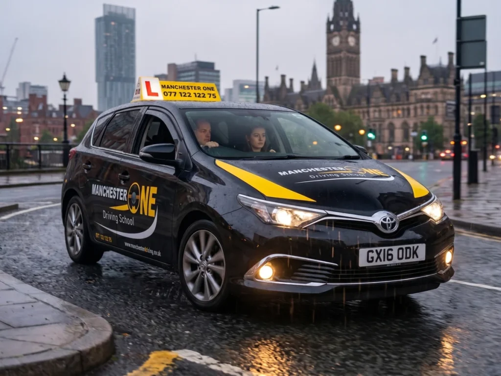 Manual Driving Lessons Manchester learner practising clutch control