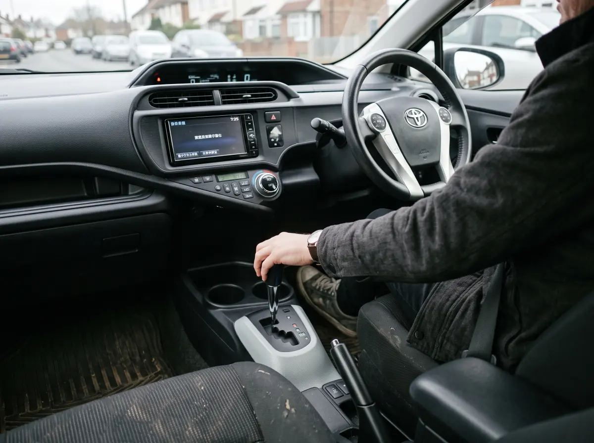 Automatic driving lessons gear selector